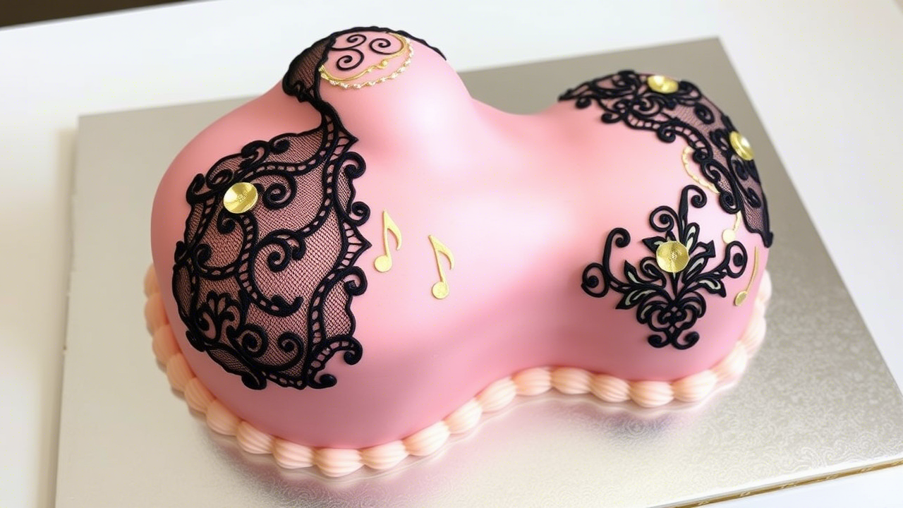 New Orleans Female Torso Body Shaped Cake New Orleans Female Torso Body Shaped Cake